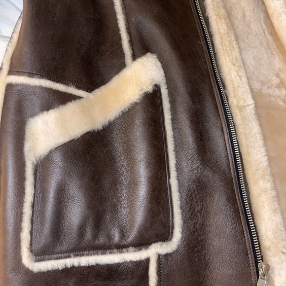 Authentic Shearling Mens Coat XL - Picture 11 of 16